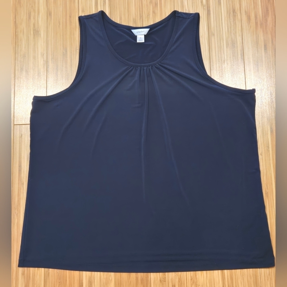 CJ Banks Sleeveless Tank Top with V-Neck